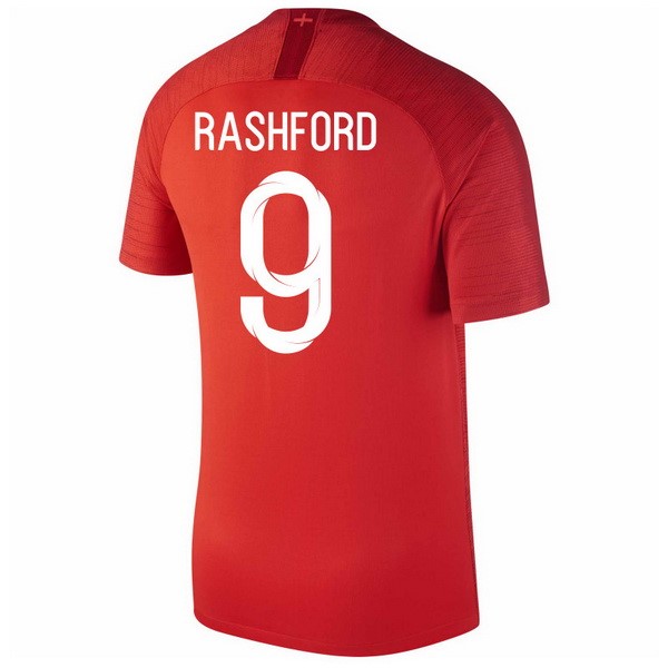 Camiseta Inglaterra 2ª Rashford 2018 Rojo